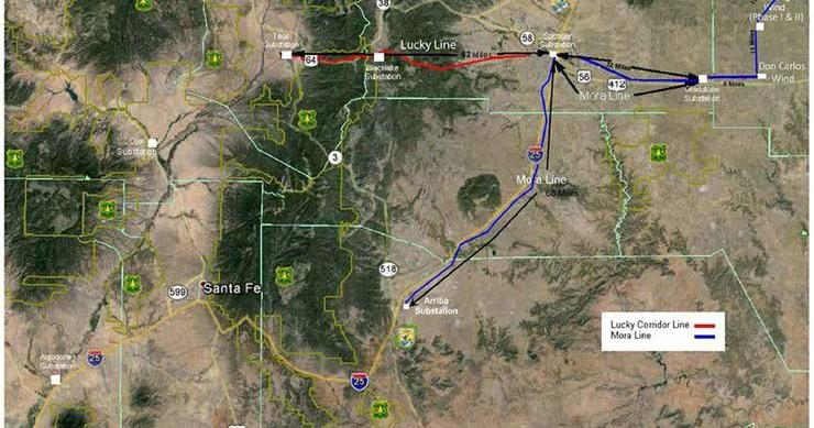 Taos Canyon power line route proposed