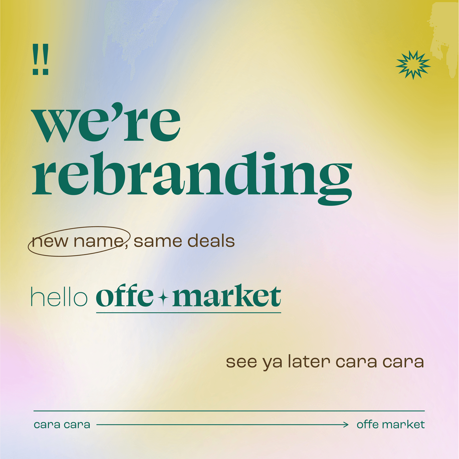 New name, same great deals