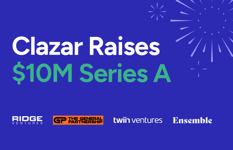 Announcing Clazar's $10M Series A funding