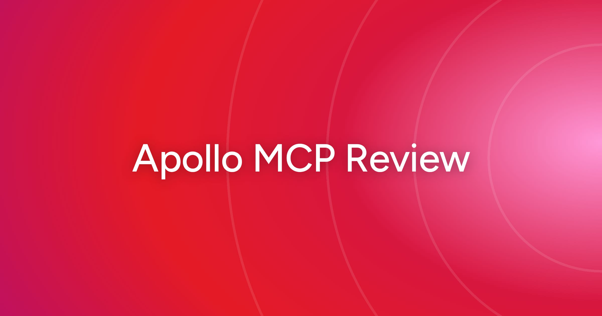 Apollo MCP Review: Capabilities, Limits & Setup