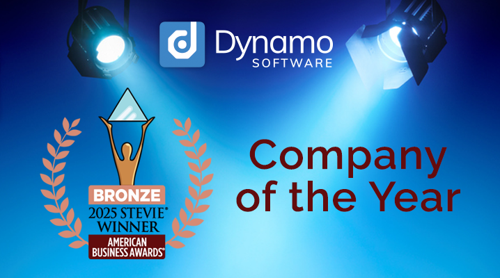 Dynamo Software Wins Stevie Award Again! (2025 Stevie Award Company of the Year)