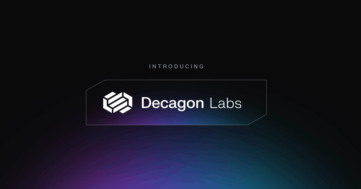 Introducing Decagon Labs