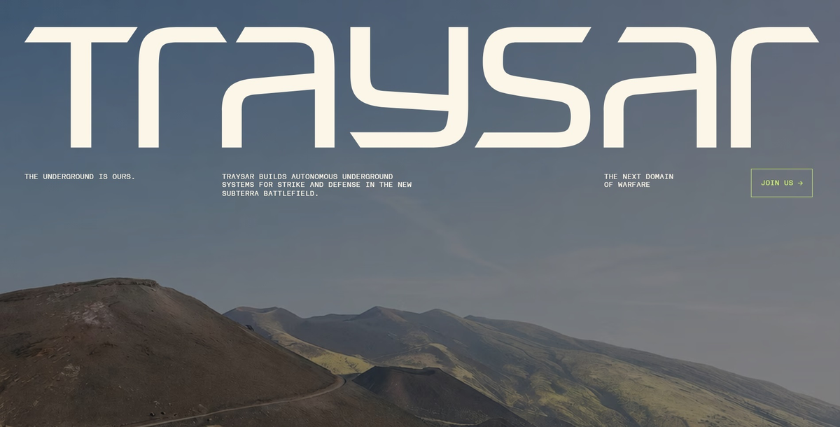 Traysar Emerges from Stealth with $25 Million Seed Round to Pioneer Subterranean Defense Technology