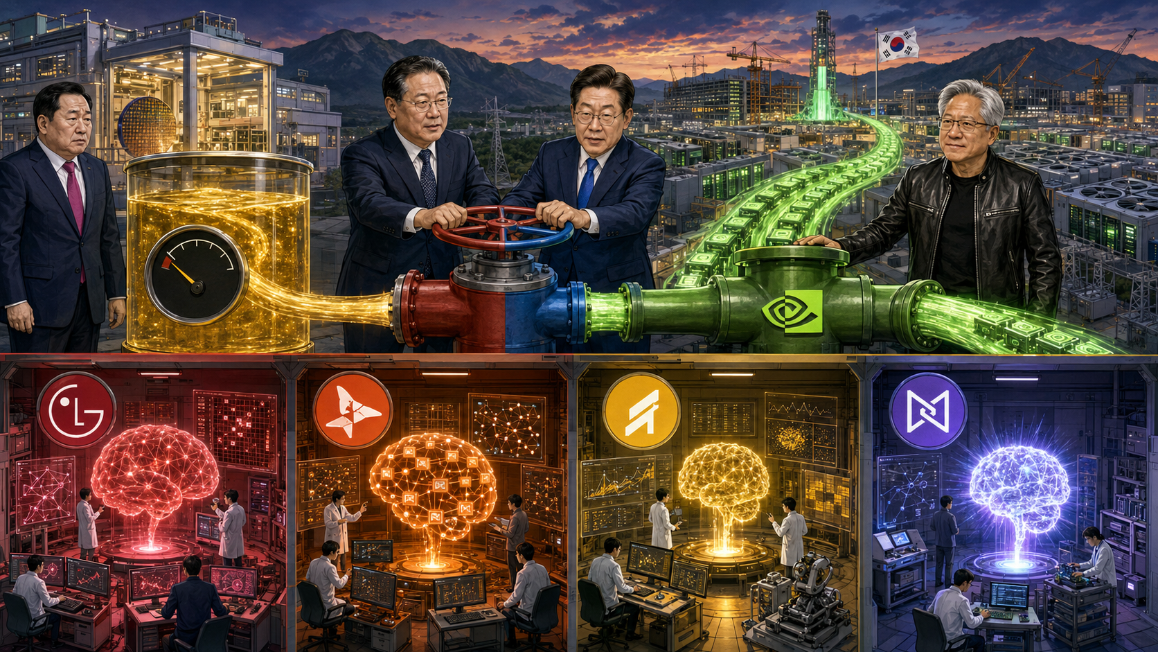 A look at South Korea's sovereign AI efforts, including its planned $919B AI infrastructure investment and Nvidia's expanded ties with Samsung and SK Hynix (SemiAnalysis)