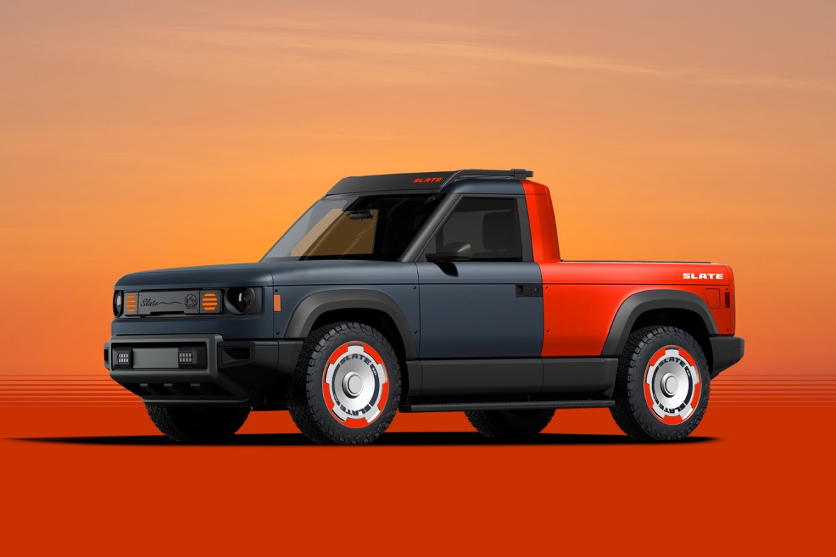 Bezos-backed Slate Auto debuts analog EV pickup truck that is decidedly anti-Tesla