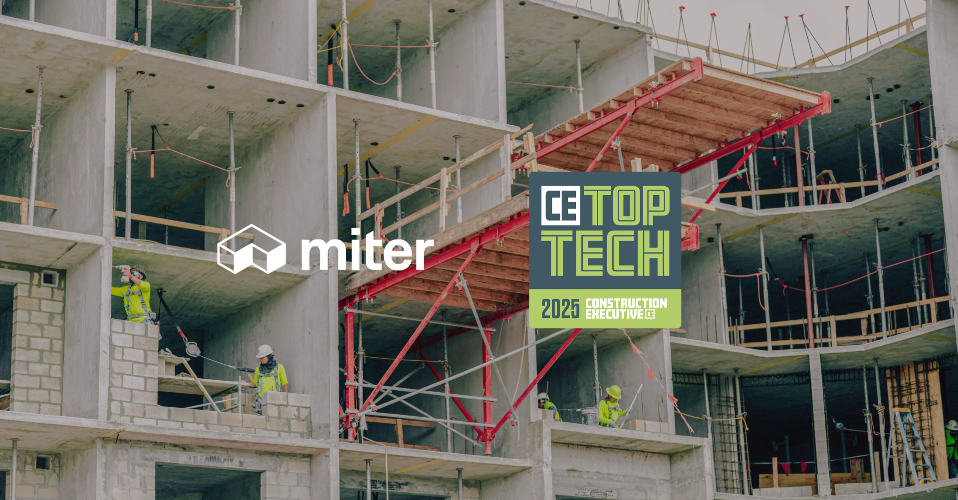 Miter Named a Construction Executive 2025 Top Tech Firm