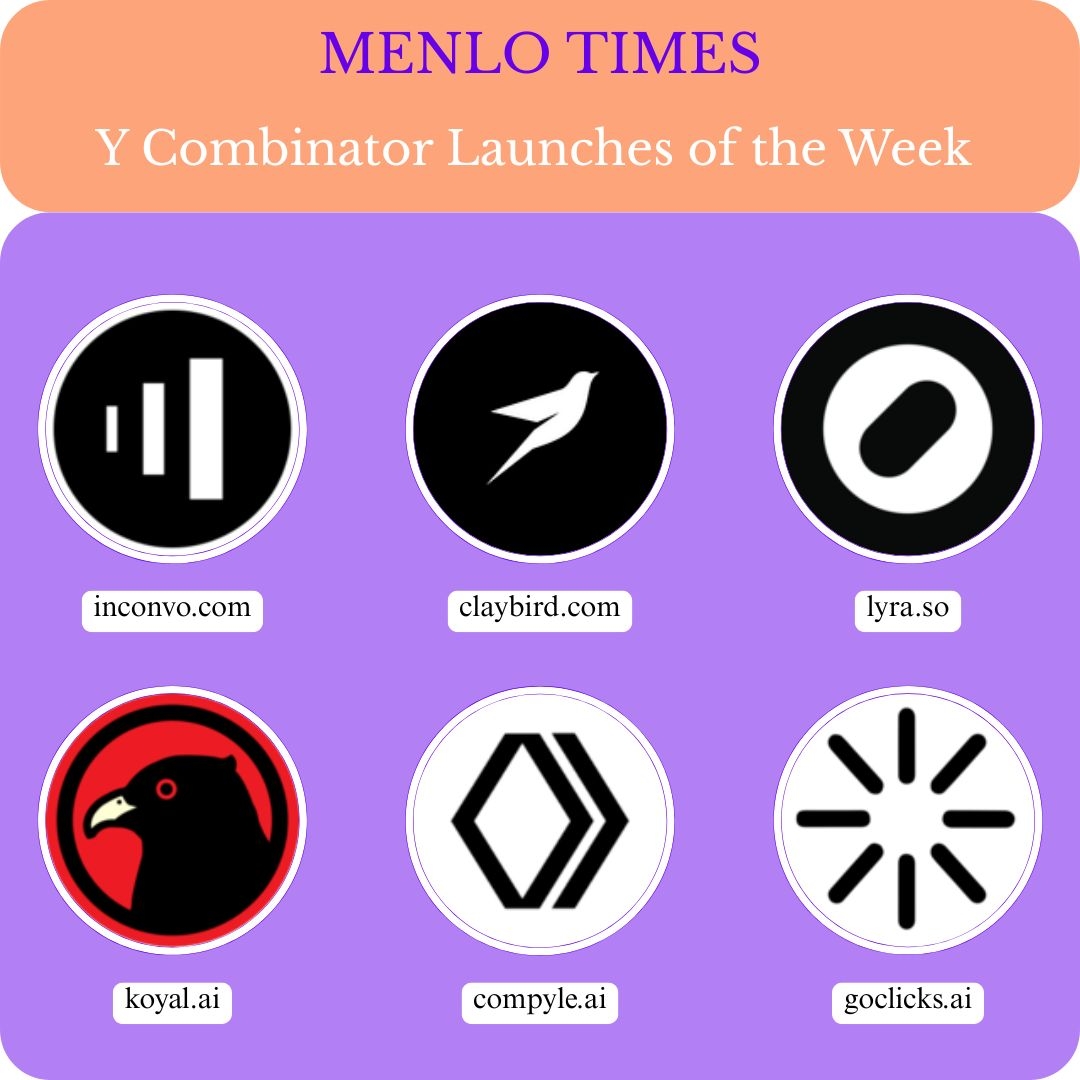 Y Combinator Launches: Inconvo, Claybird, Lyra, Koyal, Compyle, Clicks