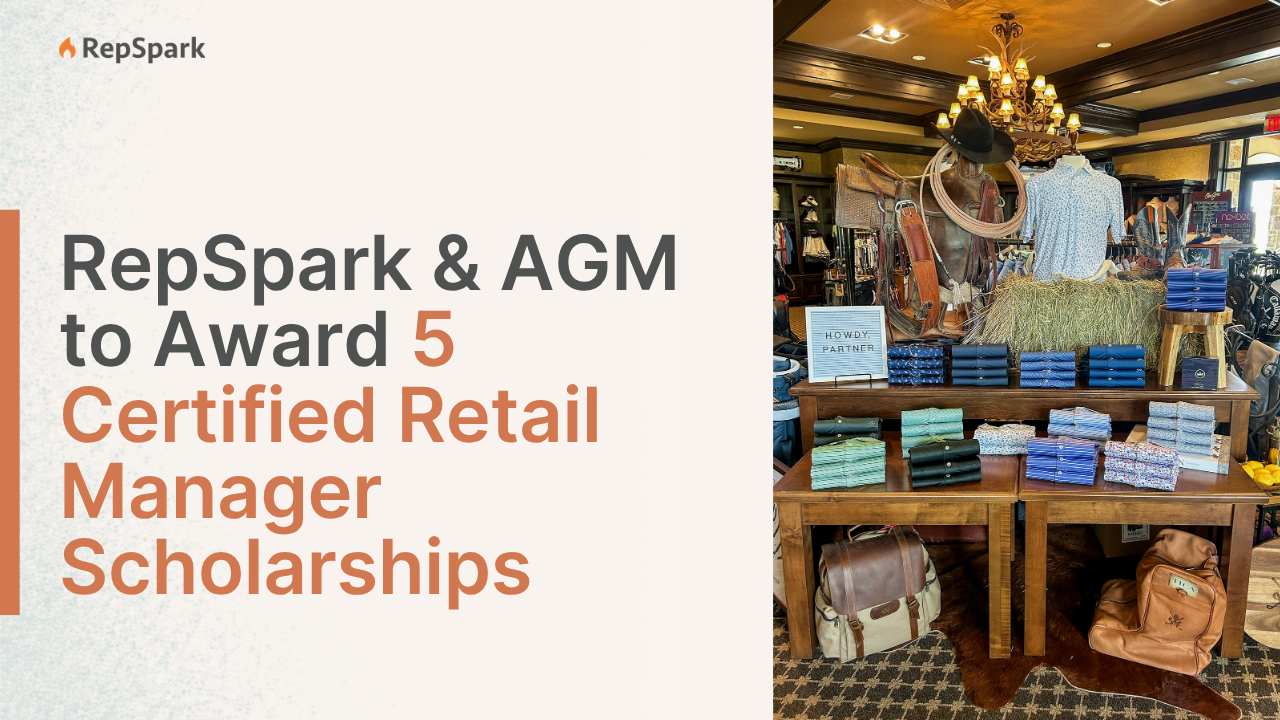 RepSpark & AGM To Award 5 Certified Retail Manager Scholarships