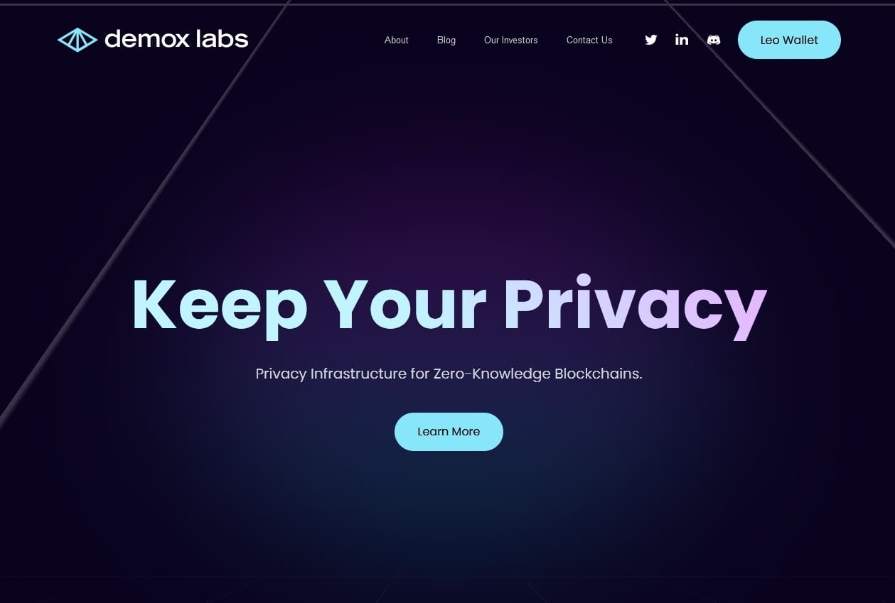 Demox Labs Raises $4.5M in Pre-Seed Funding