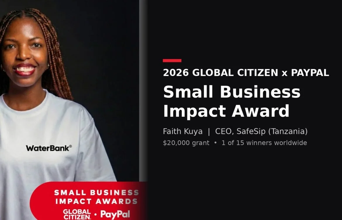 SafeSip CEO Faith Kuya Wins 2026 Global Citizen x PayPal Small Business Impact Award – SafeSip