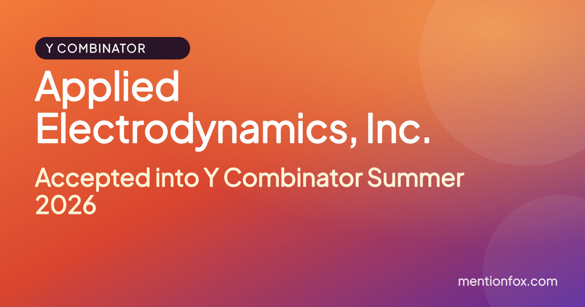 Applied Electrodynamics, Inc. (YC S26): Founders and Team