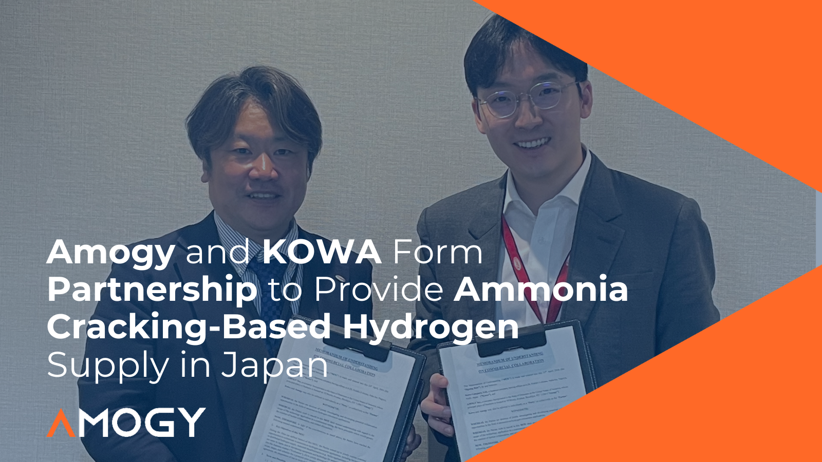 Amogy and KOWA Form Partnership to Provide Ammonia Cracking-Based Hydrogen Supply in Japan