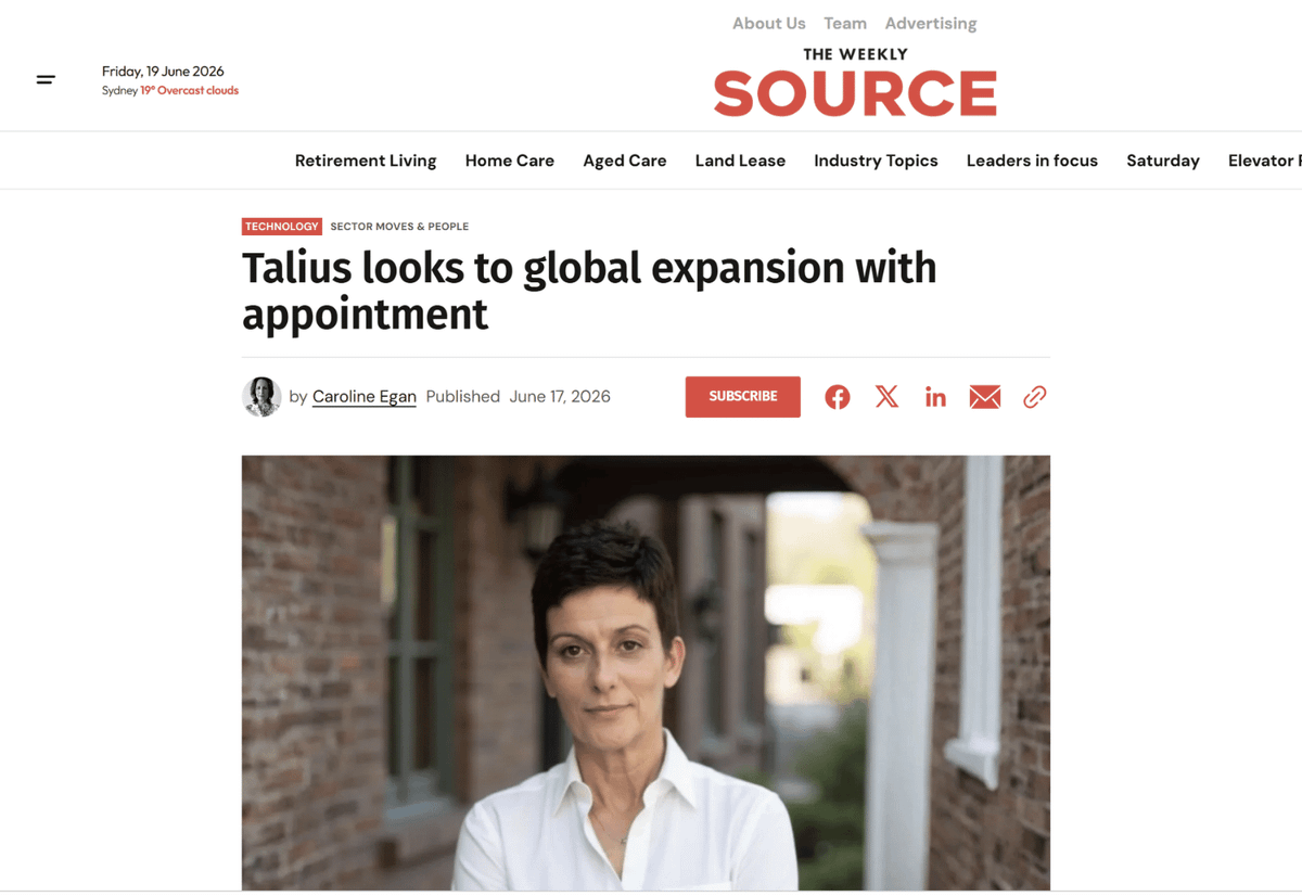 Talius Accelerates Global Growth with Strategic UK & Europe Appointment