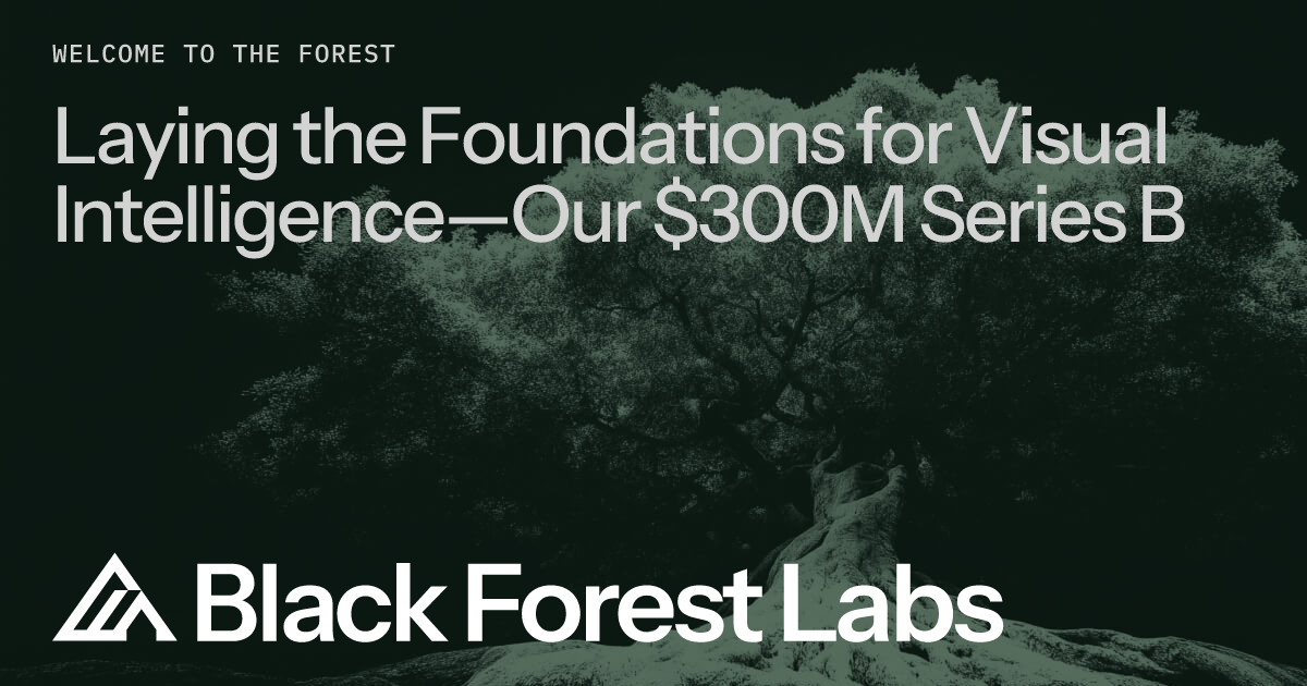 Laying the Foundations for Visual Intelligence—Our $300M Series B