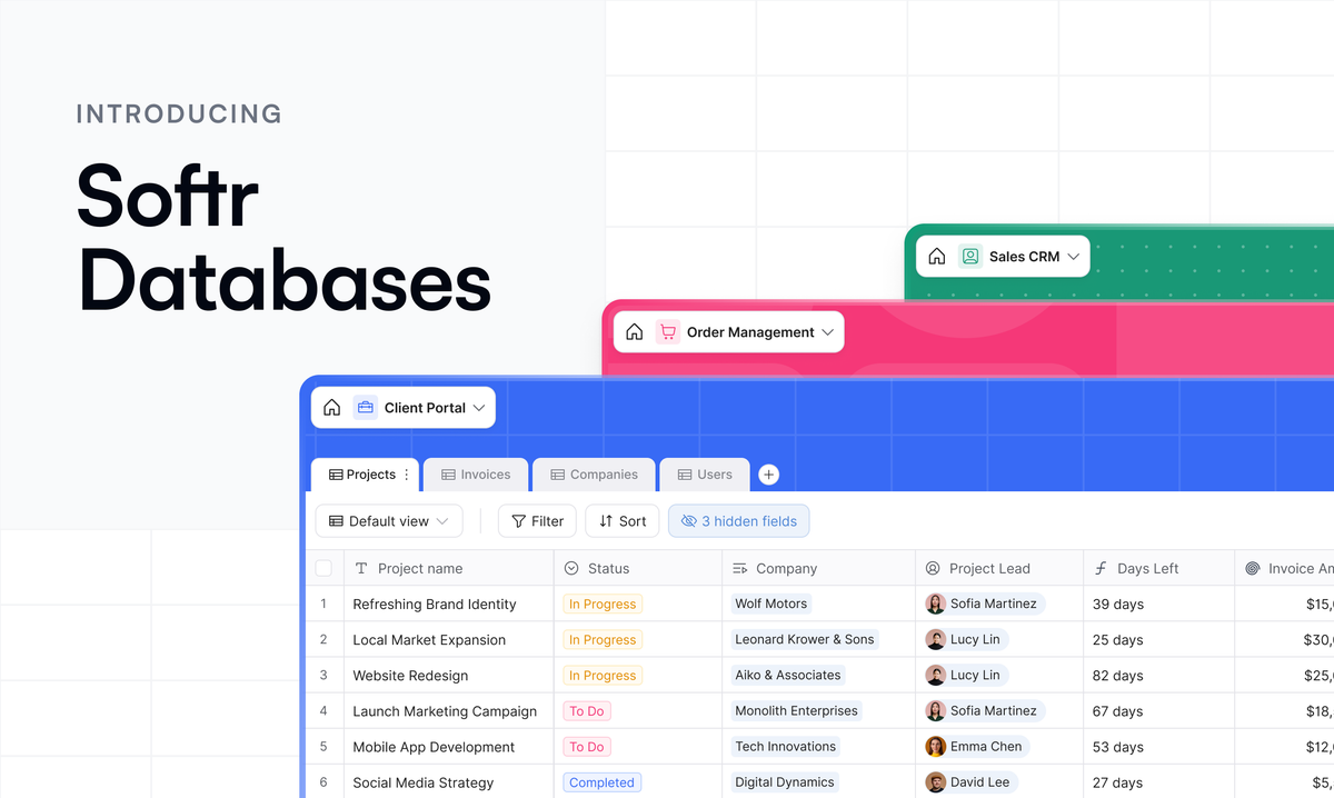 Introducing Softr Databases