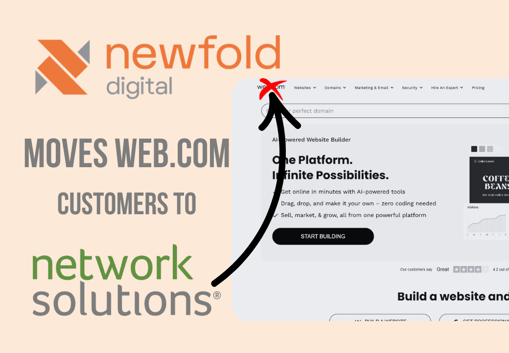 Web.com is shutting down: Newfold moves customers to Network Solutions
