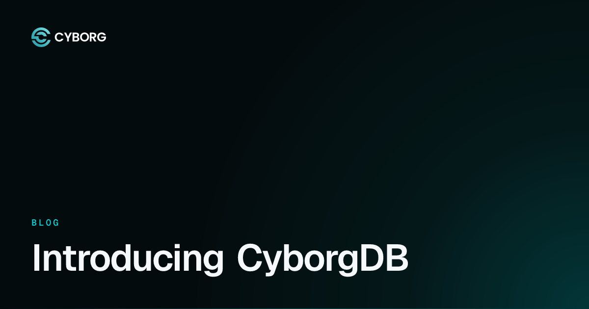 Introducing CyborgDB