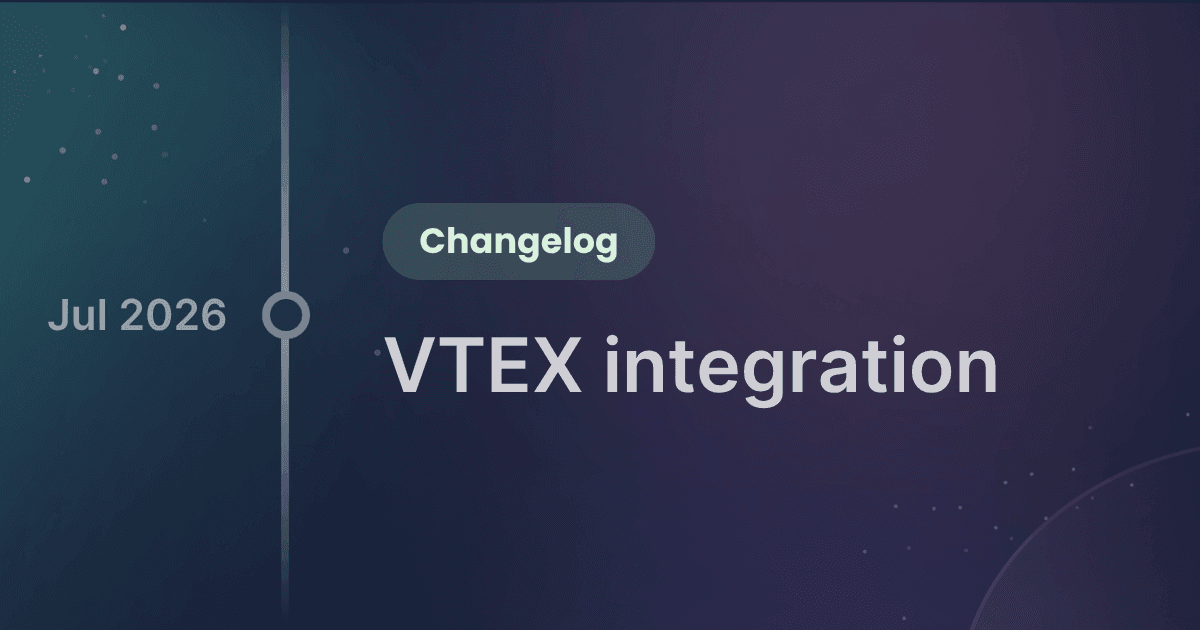 Product update: new VTEX integration for auto e-commerce tracking