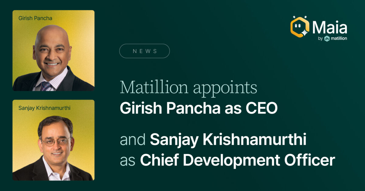 Matillion Names Data Integration Pioneer Girish Pancha as CEO to Lead…