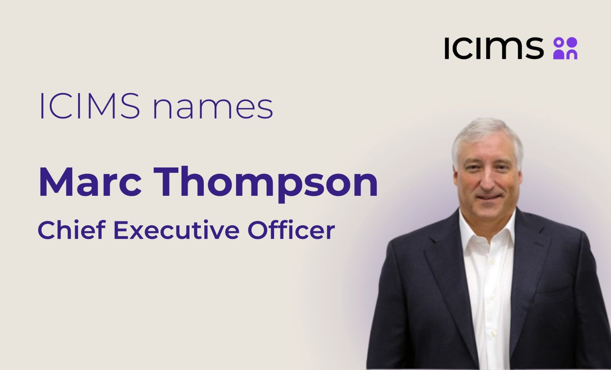 iCIMS Names Marc Thompson Chief Executive Officer Following CFO Tenure and AI-Led Transformation