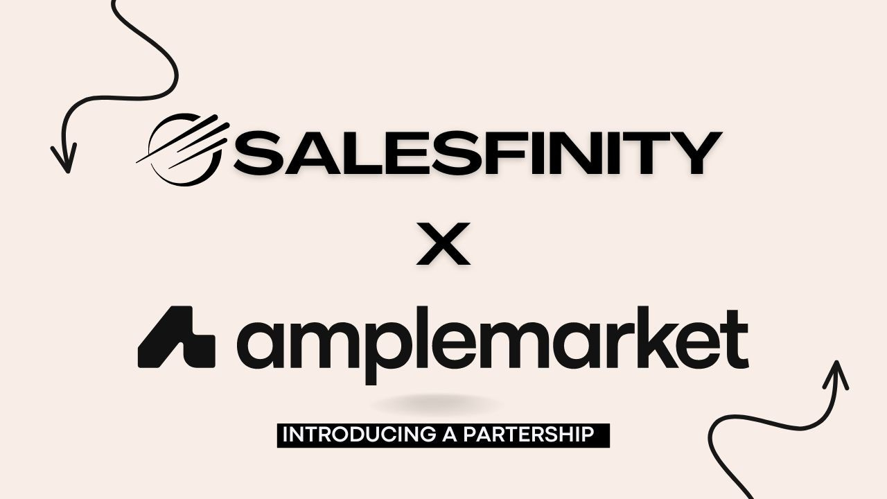 Salesfinity partners with Amplemarket to connect SDR teams' outbound calling with prospect data