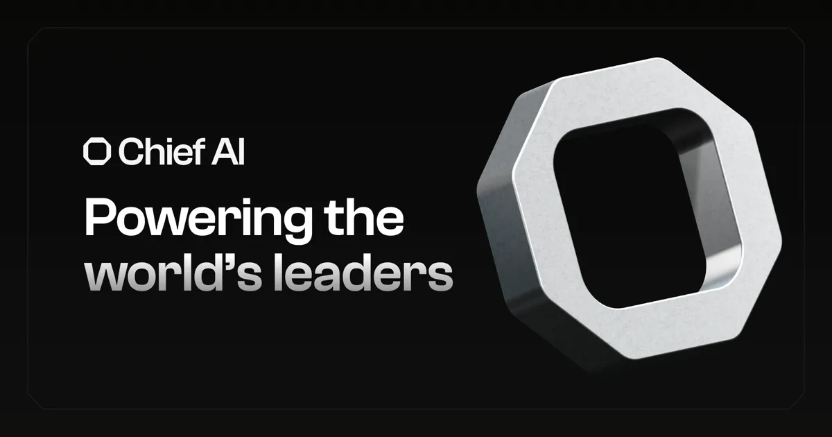 Chief AI Brings AI-Native Tools to Government and C-Suite Leaders