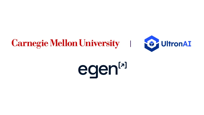Carnegie Mellon University, Egen and UltronAI Announce Strategic Partnership to Collaborate on AI-Driven Industry Solutions
