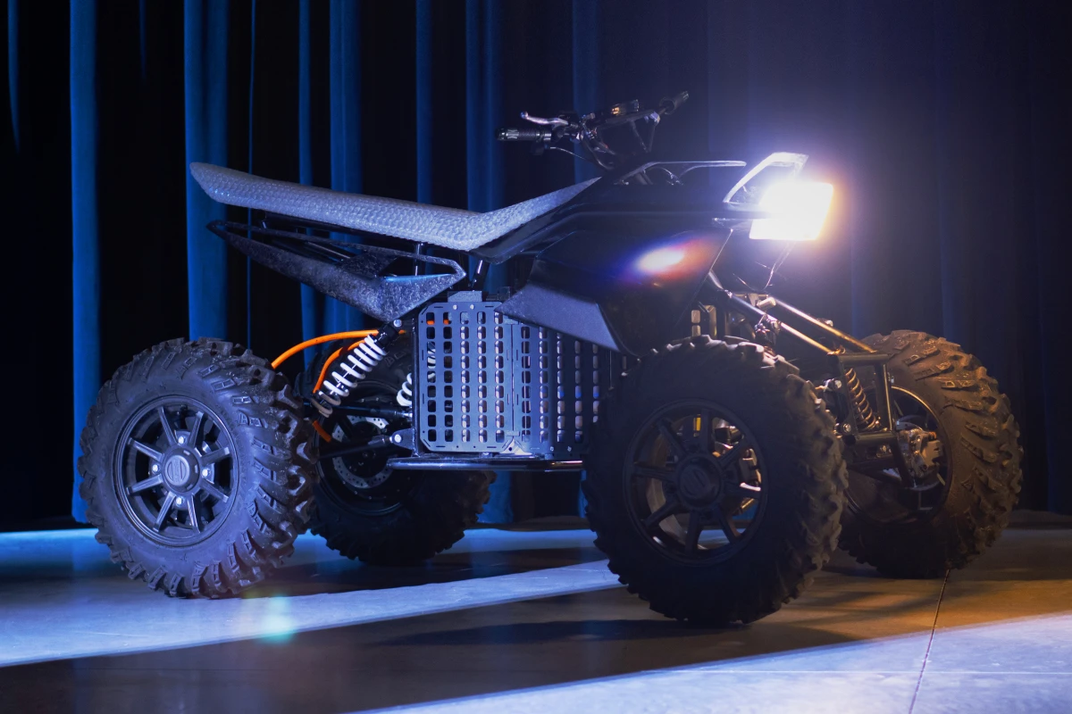 Equad electric ATV sports a carbon body and a top speed of 67 mph