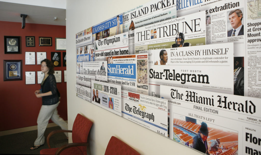 Chatham announces plan to buy newspaper publisher McClatchy