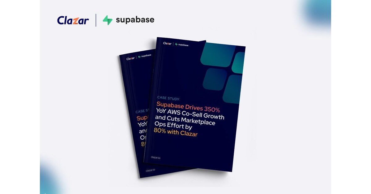 Supabase Drives 350% YoY AWS Co-Sell Growth and Cuts Marketplace Ops Effort by 80% with Clazar