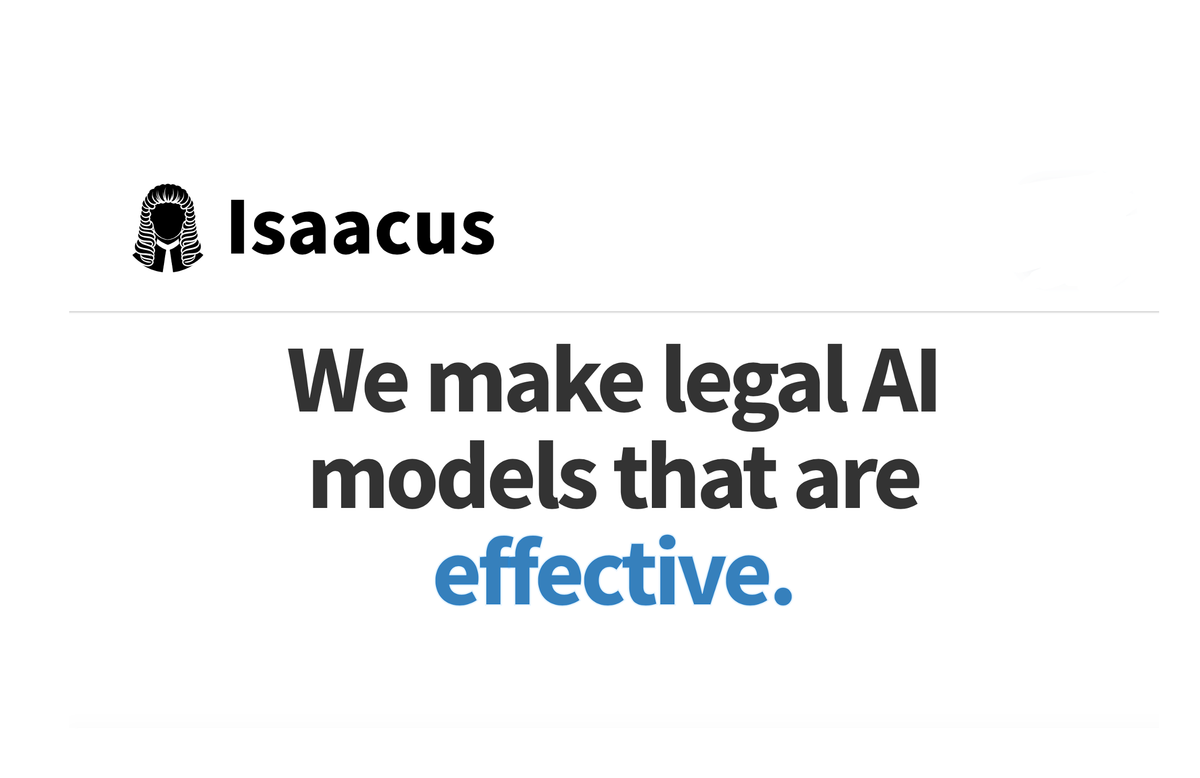 Isaacus, Legal AI Foundation Model Builder, Bags $700k