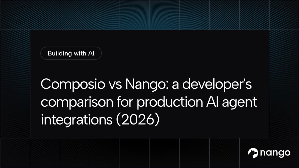 Composio vs Nango: a developer's comparison for production AI agent integrations (2026)