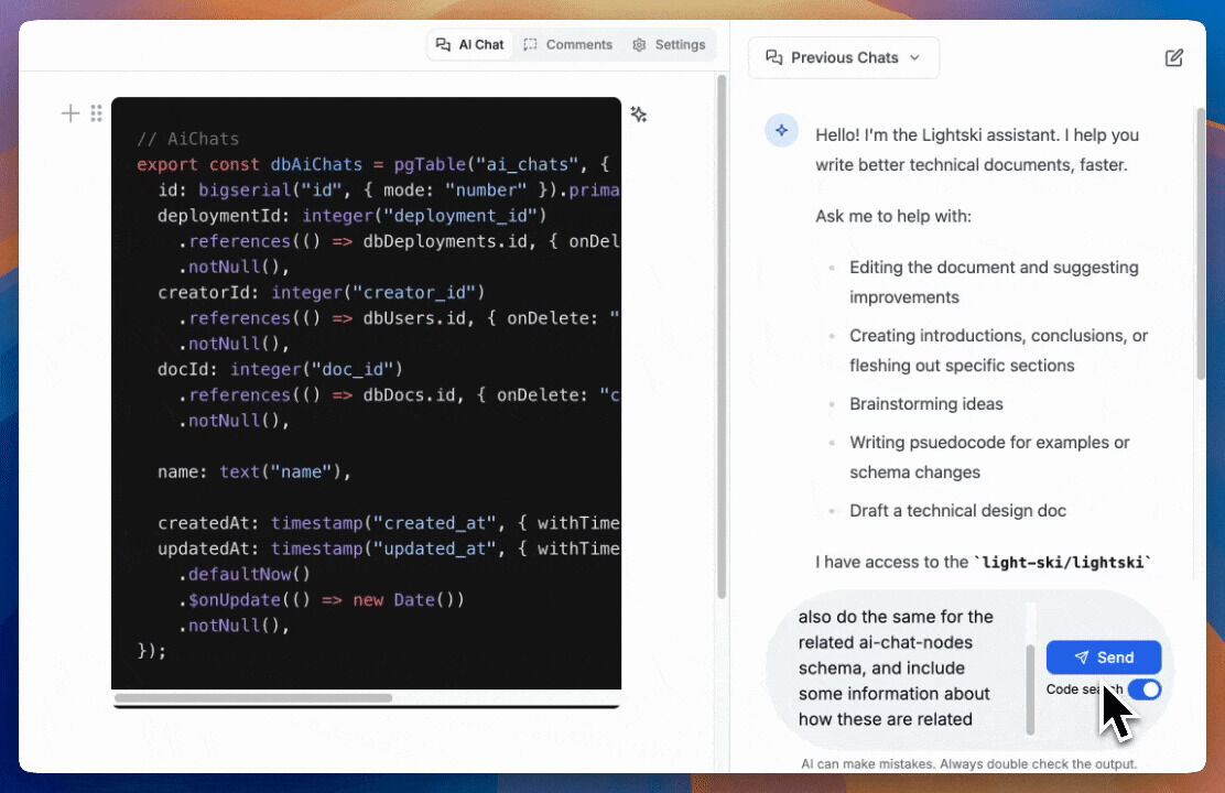 Lightski (YC W23) is building Cursor for Engineering Docs