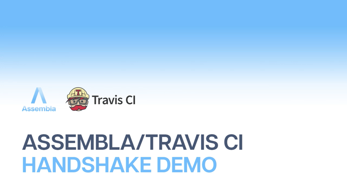 Travis CI / Assembla Handshake