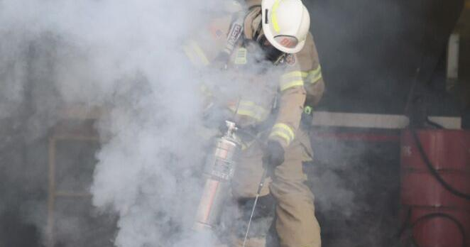 Pocatello firefighters extinguish fire at steel fabrication business