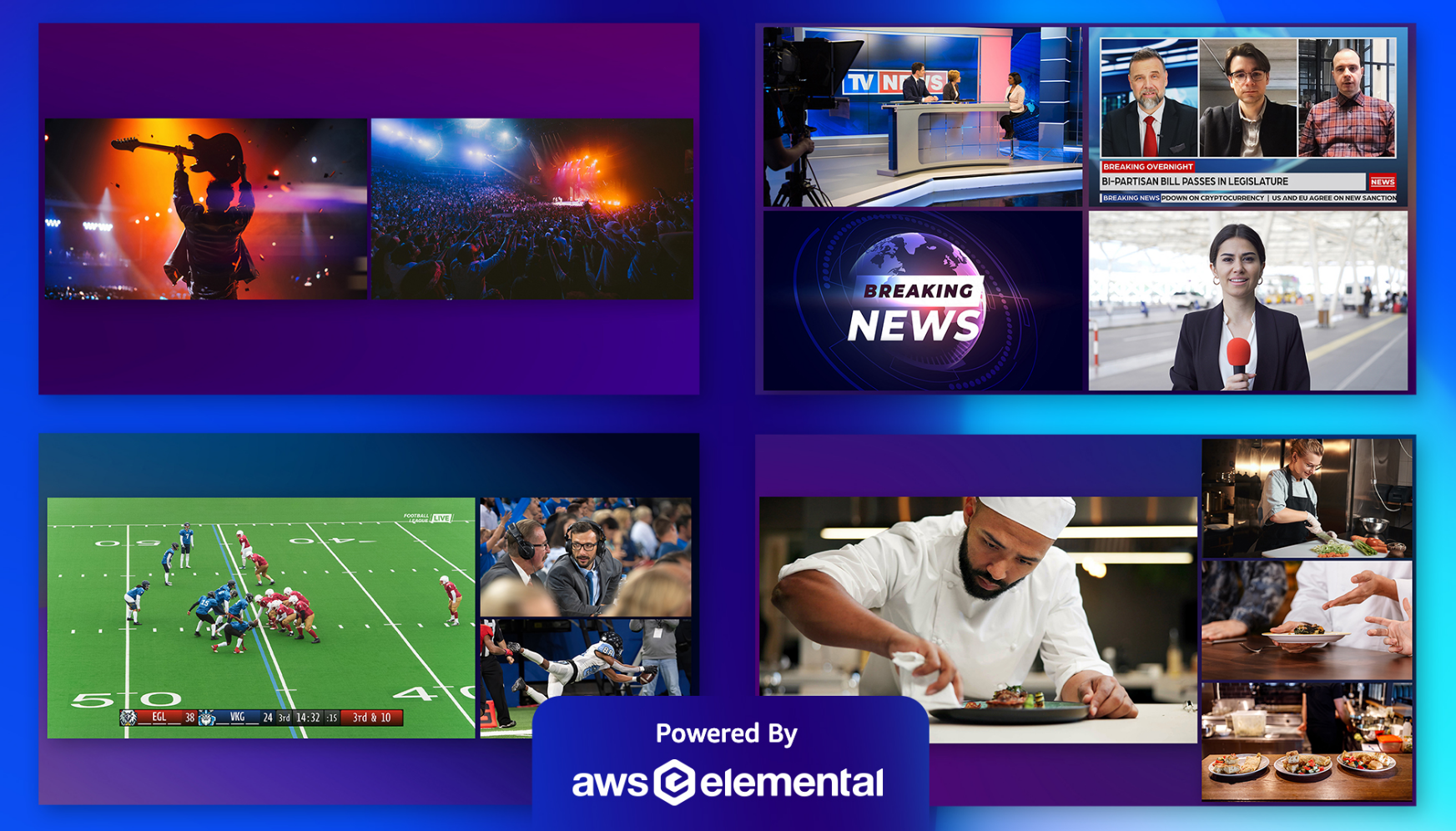 AWS Elemental adds multiview, ad insertion to help broadcasters personalize and commercialize livestreams