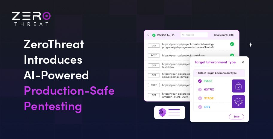 ZeroThreat Provides Production-Safe Testing on Live Applications