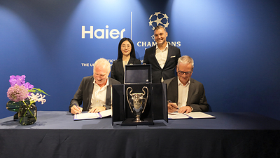 Haier Announces Global Partnership with UEFA Champions League