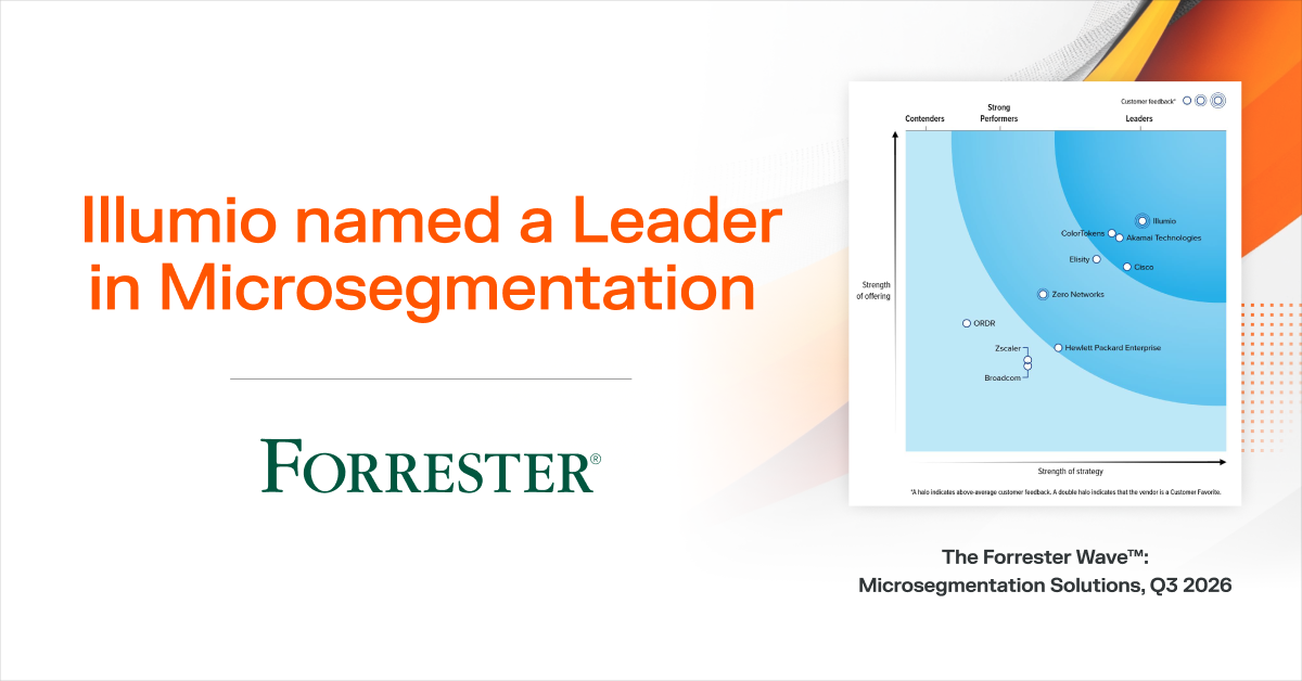 Illumio Named a Leader and a Customer Favorite in Microsegmentation by Leading Independent Research Firm