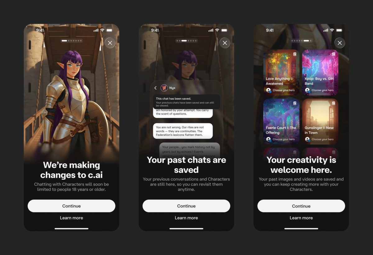 Character.AI is ending its chatbot experience for kids