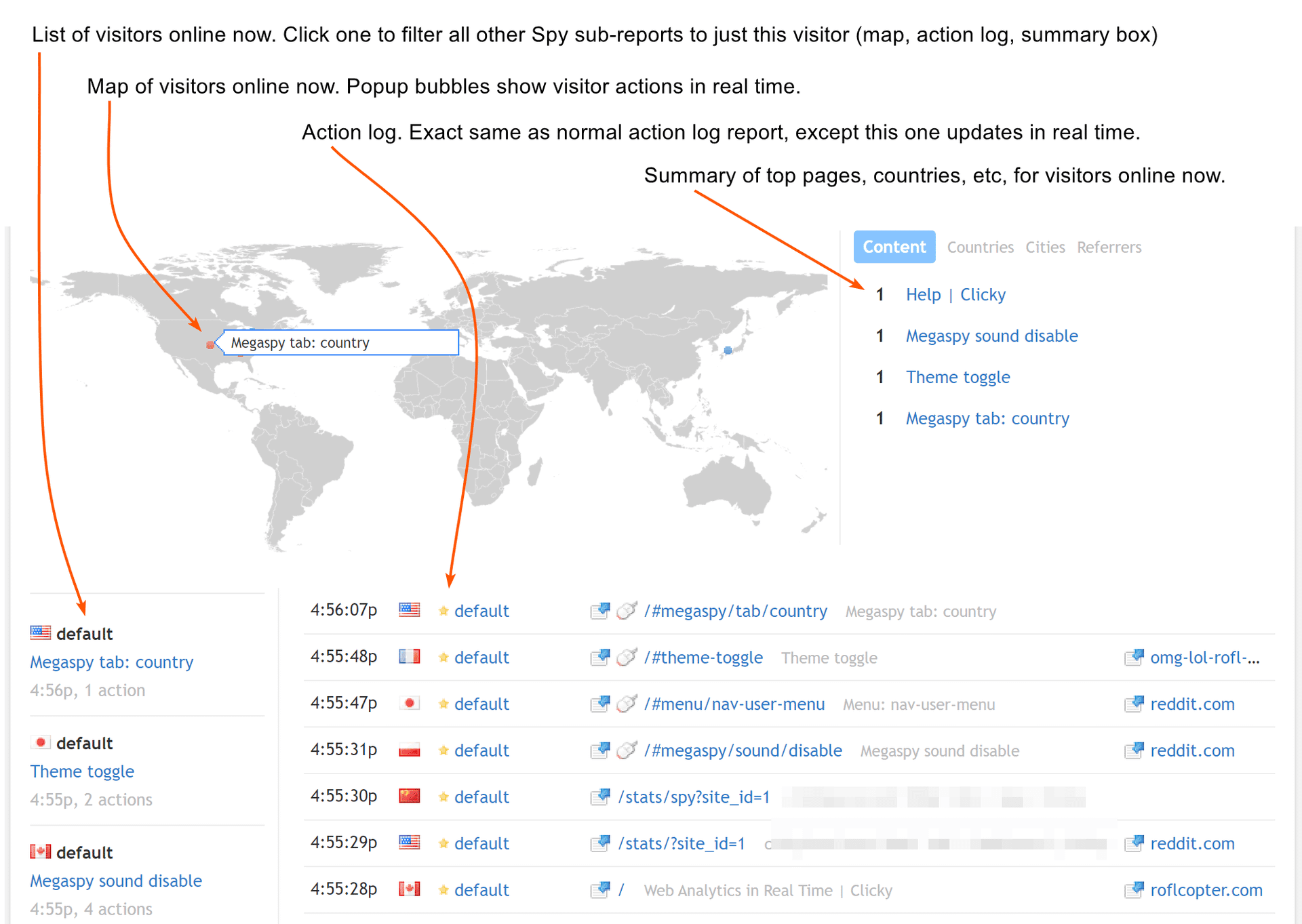 Clicky vs. Google Analytics (GA4)