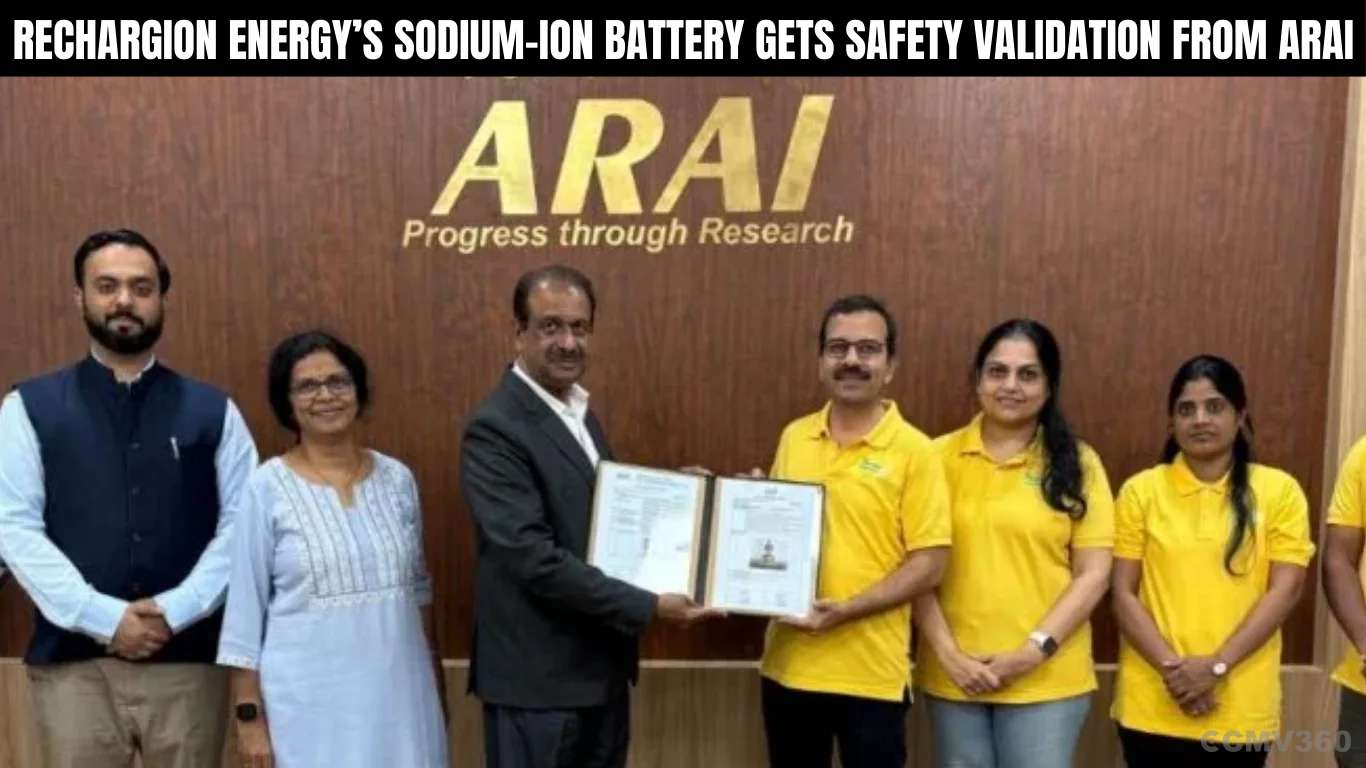Rechargion Energy’s Sodium-Ion Battery Gets ARAI Approval