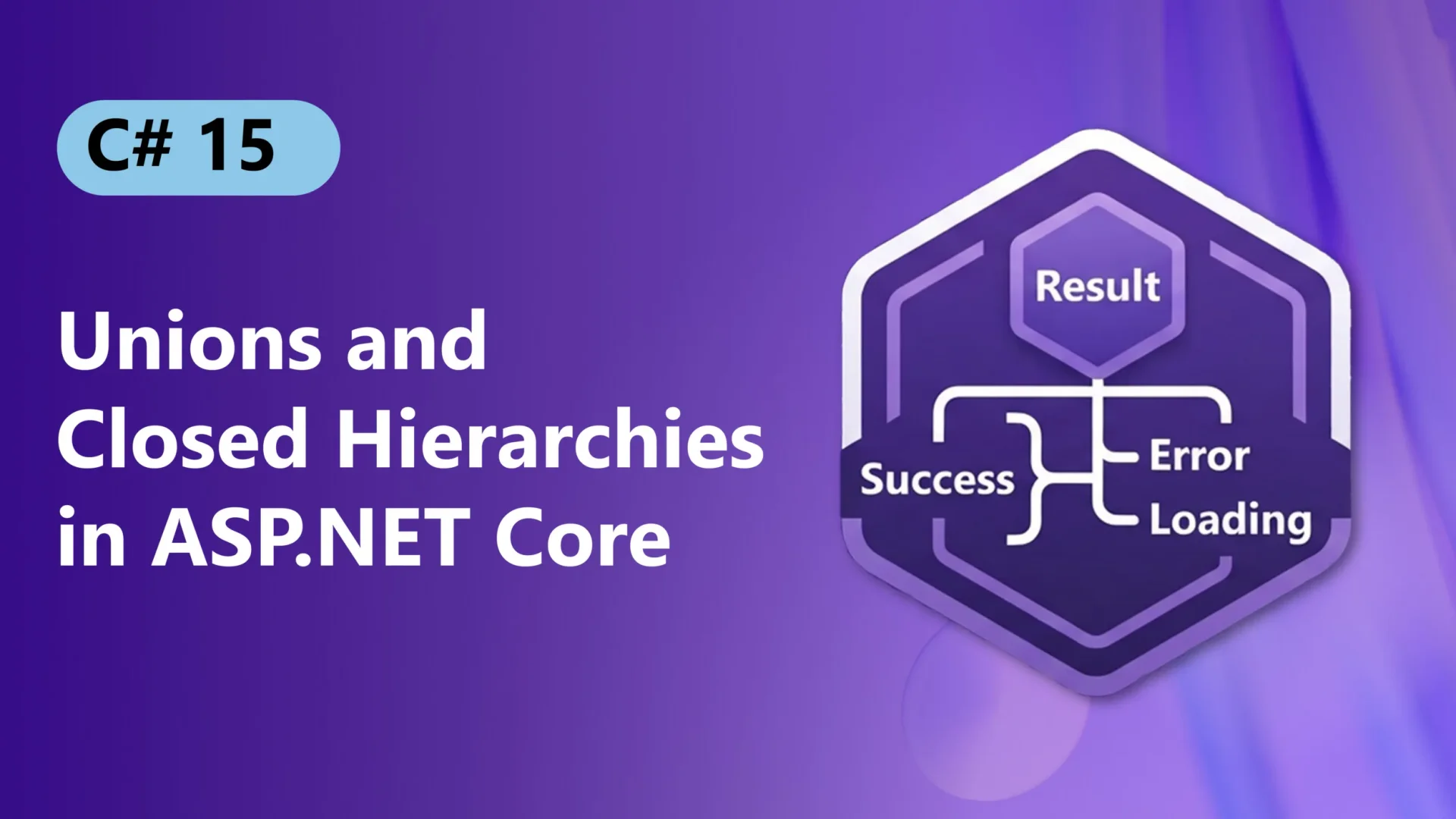Use C# unions and closed hierarchies in ASP.NET Core