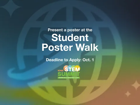 Poster walk to spotlight student STEM research, projects