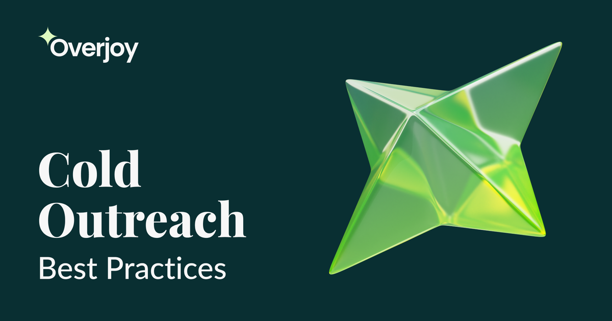 Best Practices for Sales Prospecting with Overjoy