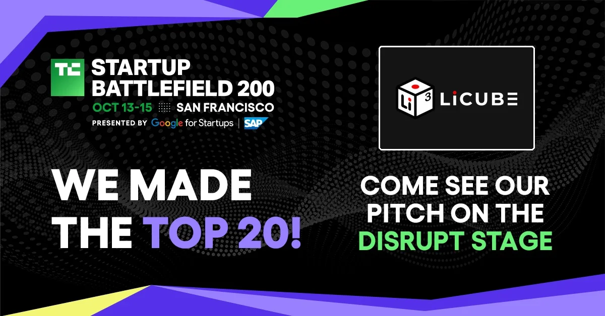 Licube Selected for the TechCrunch Disrupt 2026 Startup Battlefield Top 20