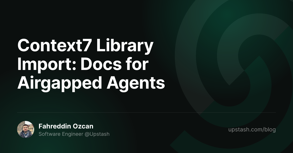 Context7 Library Import: Docs for Airgapped Agents