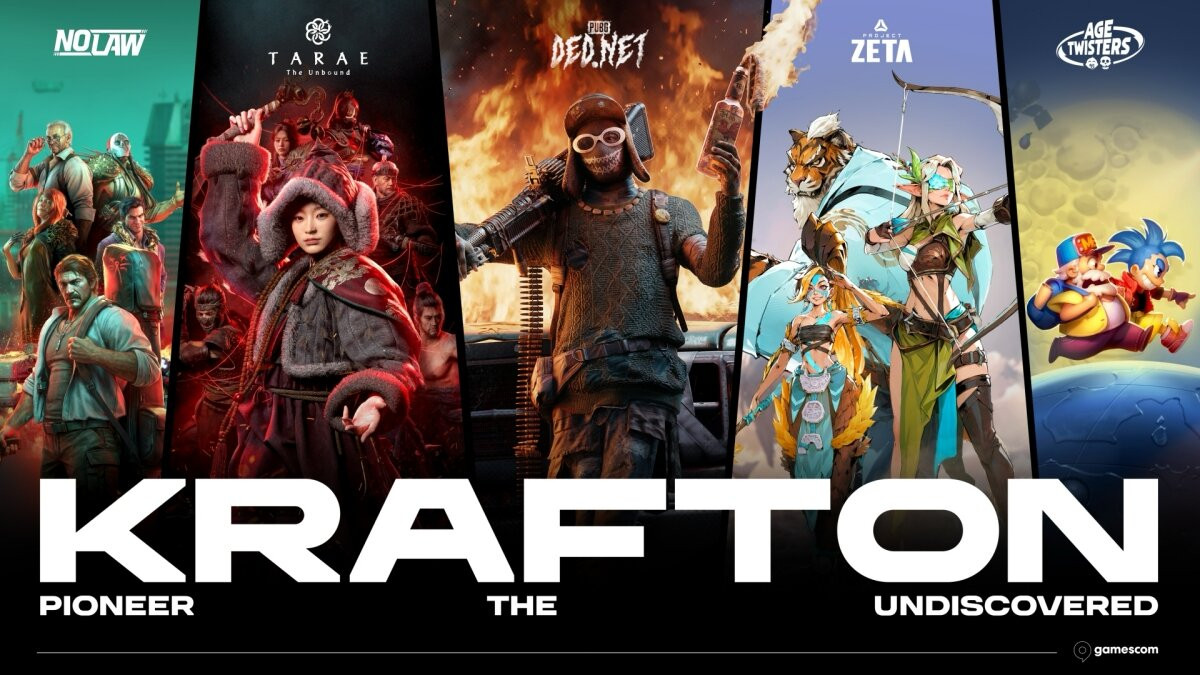 KRAFTON Unveils 5 New Games at Gamescom... No Overlapping Genres