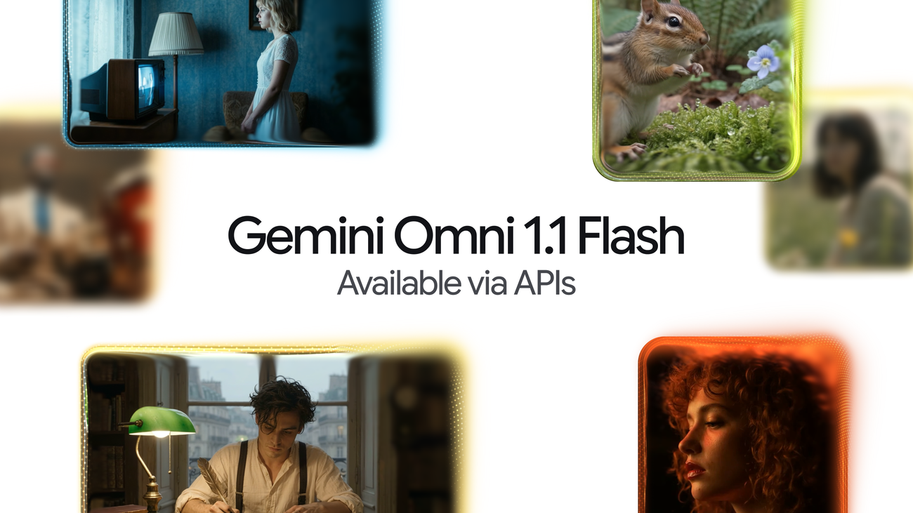 Google launches Gemini Omni 1.1 Flash, which it says delivers studio-quality video production, including the ability to extend a scene, 4K upscaling, and more (Google)