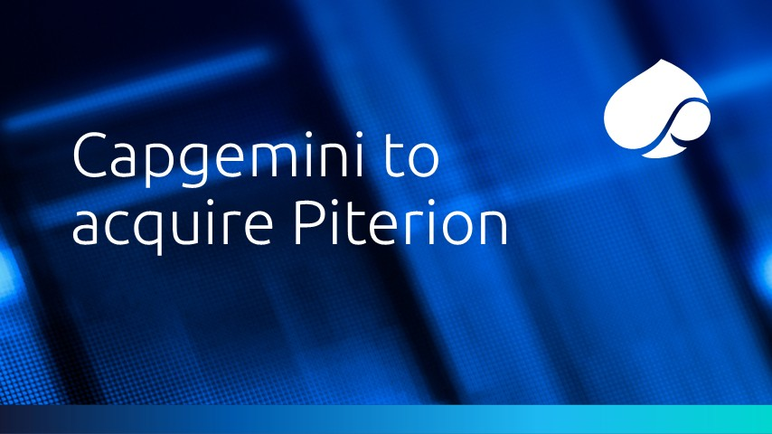 Capgemini to acquire Piterion, expanding product lifecycle management and industrial digitalization